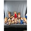 Image 1 : Large Lot of Various Vintage Dolls. Cabbage Patch, Raggedy Anne Etc.