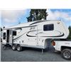 Image 28 : 0A --  2009 Jazz By Thor 5th Wheel, White, From The Hitch To The Bumper Is  27.5' Apx