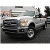 Image 3 : F4 --  2011 FORD F350 SUPER DUTY EXT CAB 4X4 DIESEL, White, 233084 KM