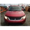 Image 6 : A1 --  2009 MITSUBIHI OUTLANDER AWD, Red, 239502 KM   "NO RESERVE"