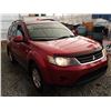 Image 7 : A1 --  2009 MITSUBIHI OUTLANDER AWD, Red, 239502 KM   "NO RESERVE"