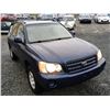 Image 7 : B1 --  2002 TOYOTA HIGHLANDER LIMITED AWD, Blue, 236986 KM