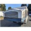 Image 23 : 0C --  2004 QWEST TENT TRAILER BY JACO, White, From The Hitch To The Bumper Is  15.5' Apx