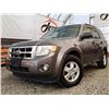 Image 2 : A12D --  2011 FORD ESCAPE XLT AWD, Grey, 244799 KM