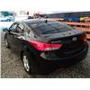 Image 22 : D1 --  2013 HYUNDAI ELANTRA GLS, Black, 176420 KM