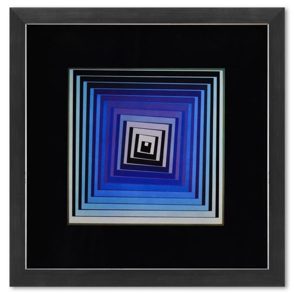 Vonal - Lila de la serie Vonal by Vasarely (1908-1997)