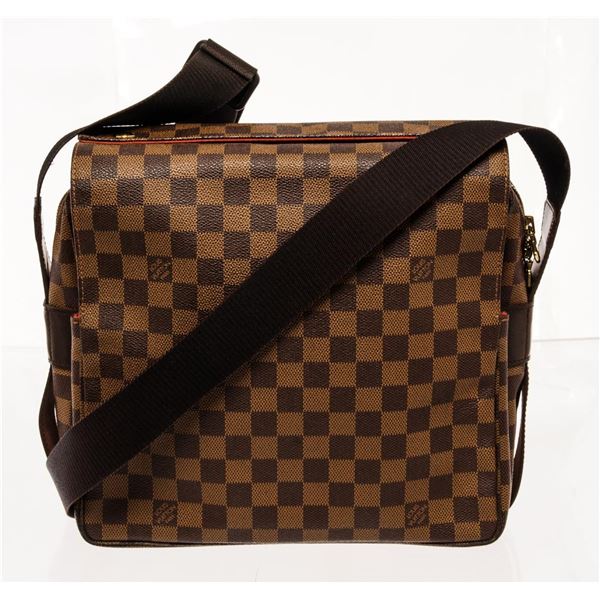 Louis Vuitton Brown Damier Ebene Canvas Naviglio Crossbody Bag