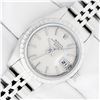 Image 2 : Rolex Stainless Steel Quickset Silver Index Date Wristwatch 26MM