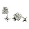 Image 1 : 2.27 ctw Princess Cut Diamond And Round Brilliant Cut Diamond Ear Cuff - 18KT Wh