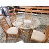 Image 2 : Bamboo Dinning table and 4 chairs