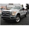 Image 3 : F4 --  2011 FORD F350 SUPER DUTY EXT CAB 4X4 DIESEL, White, 233084 KM