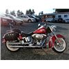 Image 1 : 0G --  2012 HARLEY DAVIDSON FLSTN SOFTAIL DELUXE MOTOR CYCLE, Candy Apple Red, 45, 844 Km  KMS