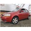 Image 1 : E2 --  2006 CHEVROLET AVEO, Red, 136108 KM