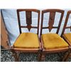 Image 2 : Set of three Wooden  chairs & 1 Small one