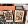 Image 2 : lot of 12 framed pictures