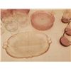 Image 3 : Lot of Pink glass dishware