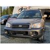 Image 8 : A11 --  2004 HYUNDAI SANTA FE , Brown, 192444 KM