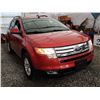 Image 8 : A1 --  2007 FORD EDGE SEL, Orange, 145237 KM  "NO RESERVE"