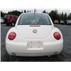 Image 16 : A12C --  1998 VW BEETLE , White, 282477 KM