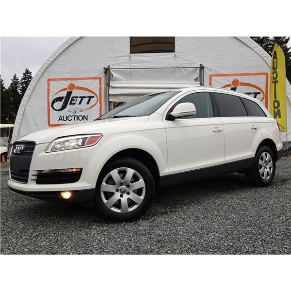 C5 --  2007 AUDI Q7 QUATTRO PREMIUM AWD, White, 291688 KM