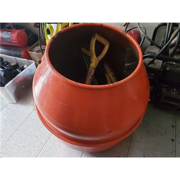 ROK Cement mixer bucket with more stuff inside