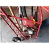 Image 2 : Lot with 2 trimmers, outdoor stuff and rolling cart