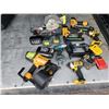 Image 1 : Large lot of battery & Air tools