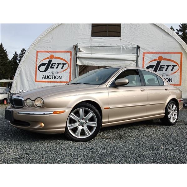 H2 --  2003 JAGUAR X TYPE, Gold, 164688 KM