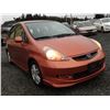 Image 7 : D4 --  2008 HONDA FIT SPORT, Orange, 248220 KM