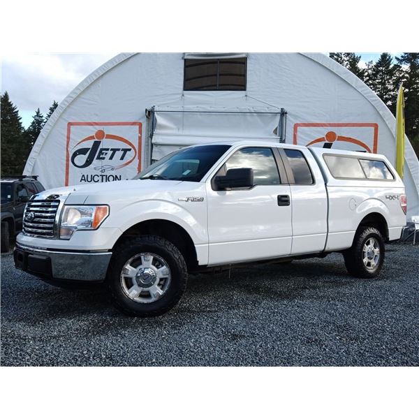 F5 --  2010 FORD F150 SUPERCAB 4X4, White, 213694 KM