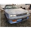 Image 8 : A5 --  1992 PLYMOUTH SUNDANCE, Blue, 164886 KM  "NO RESERVE"