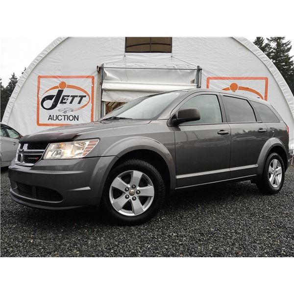 B6 --  2013 DODGE JOURNEY SE, Grey, 202568 KM