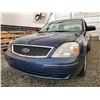Image 7 : A6 --  2005 FORD 500 HUNDRED  SE, Blue, 151631 KM