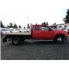 Image 13 : F4 --  2008 CHEVROLET SILVERADO 3500 FLAT DECK EXT CAB, Red, 376208 KM