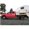 Image 26 : F4 --  2008 CHEVROLET SILVERADO 3500 FLAT DECK EXT CAB, Red, 376208 KM