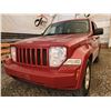 Image 7 : A12K --  2010 JEEP LIBERTY SPORT 4X4, Red, 326268 KM