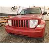 Image 8 : A12K --  2010 JEEP LIBERTY SPORT 4X4, Red, 326268 KM