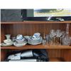 Image 1 : Large lot of glasswear,  vase & plates