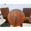 Image 4 : teak adjustable table, 2 leaves , 5 chairs