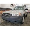Image 7 : E3 --  2007 SUBARU FORESTER SPECIAL EDITION AWD, Silver, 225218 KM