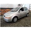 Image 3 : A12 --  2006 CHEVROLET AVEO, Silver, 163646 KM