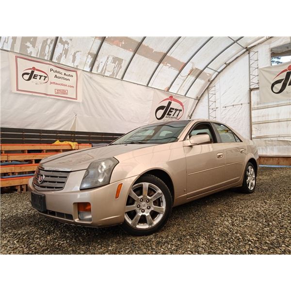 I1 --  2006 CADILLAC CTS HI FEATURE, Gold, 243610 KM