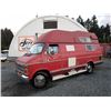 Image 1 : 0I --  1983 DODGE RAM CAMPER VAN, Red, 32257 KM TMU 5 DIG ODO