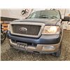 Image 8 : A10 --  2004 FORD F150 SUPERCREW 4X4, Blue, 263242 KM  "NO RESERVE"