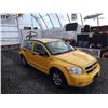 Image 10 : B4 --  2007 DODGE CALIBER SPORT, Yellow, 181130 KM
