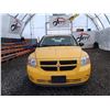 Image 6 : B4 --  2007 DODGE CALIBER SPORT, Yellow, 181130 KM