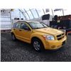 Image 9 : B4 --  2007 DODGE CALIBER SPORT, Yellow, 181130 KM