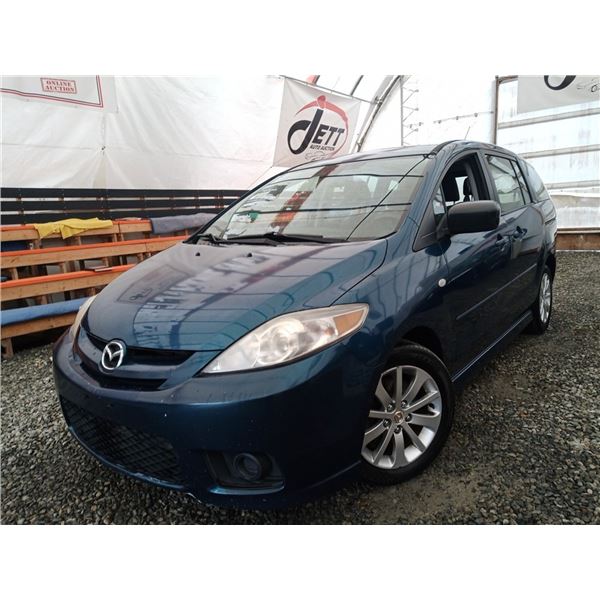 A10 --  2007 MAZDA 5 , Blue, 229545 KM