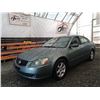 Image 3 : A9 --  2005 NISSAN ALTIMA S, Green, 201018 KM