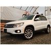 Image 2 : C6B --  2015 VW TIGUAN S AWD, White, 157209